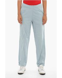 Holzweiler - Logo Print Brushed Cotton Joggers - Lyst