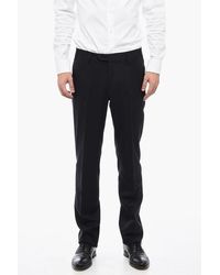 Corneliani - Virgin Wool Leader Trousers With Slim Fit - Lyst