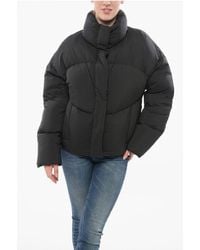 Bacon - Hoodless New Order Down Jacket With Hidden Closure - Lyst