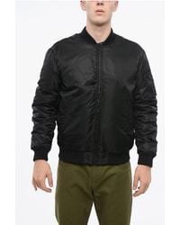 Moschino - Couture! Solid Color Nylon Same Old Chic Bomber Jacket With - Lyst