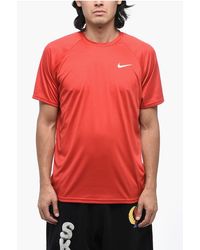 Nike - Swim Solid Color Dri-Fit T-Shirt With Printed Logo - Lyst