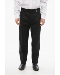 Versace - Jeans Couture 4-Pocketed Cotton Blend Pants - Lyst