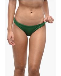 DSquared² - Solid Color Bikini Bottom With Back Logo - Lyst