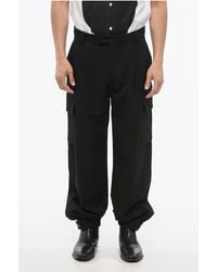 Armani - Emporio Single-Pleated Cargo Pants With Adjustable Cuffs - Lyst