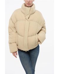 Bacon - Hoodless New Order Down Jacket With Hidden Closure - Lyst