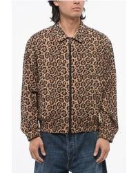 Armani - Emporio Unlined Reversible Bomber Jacket With Animal Pattern - Lyst