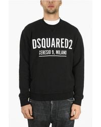 DSquared² - Crewneck Sweatshirt Cool Fit With Printed Logo - Lyst