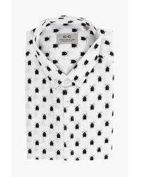 Corneliani - Cc Collection Short-Sleeved Scarab Shirt With Button-Down Co - Lyst