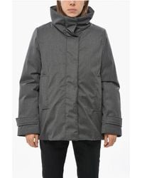 Aspesi - Hooded Larry Down Jacket With Hidden Closure - Lyst