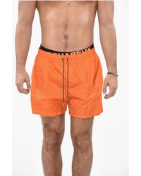 DSquared² - Swimshorts With Double Elastic Waistband - Lyst