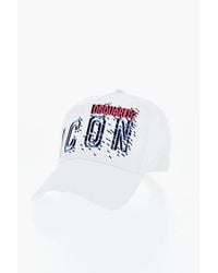 DSquared² - Icon Solid Baseball Cap With Printed Logo - Lyst