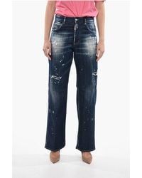 DSquared² - Vintage Effect San Diego Straight Fit Denims 23Cm - Lyst