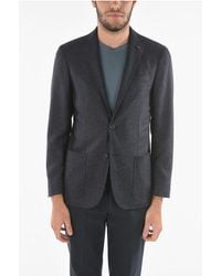 Corneliani - Cc Collection Silk And Cashmere Right Blazer - Lyst