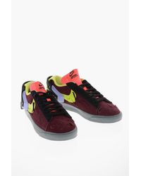 Nike - Vintage Effect Suede Blazer Low-Top Sneakers With Tag - Lyst