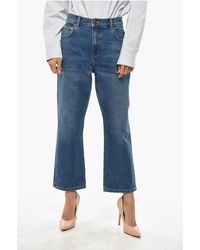 Tory Burch - Straight-Leg Jeans With Regular Waist And 19Cm-Effect B - Lyst
