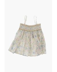 Bonpoint - Floral Patterned Apolline Top With Back Buttoning And Pleate - Lyst