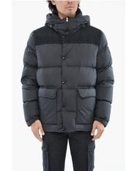 Woolrich - Quilted Sierra Down Jacket With Snap Buttons - Lyst