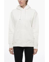 Autry - Fleeced-Cotton Hoodie With Tone On Tone Embroidery Logo - Lyst