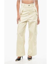 Bottega Veneta - Cotton-Blend Cargo Pants With Drawstring Hem - Lyst