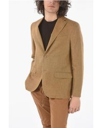 Corneliani - Cc Collection Flax Right Side Vents 2-Button Blazer - Lyst