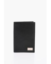 Corneliani - Solid Color Leather Card Holder - Lyst