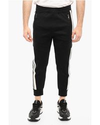 Neil Barrett - Skinny Fit Joggers With Contrasting Side Bands - Lyst