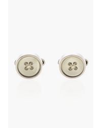 Corneliani - Brass Button Cufflinks With Mother Of Pearl Detail - Lyst