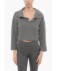 Beaufille - Wool Blend Botero Sweater With Polo Neck - Lyst