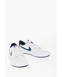 Nike - Air Jordan Leather Low Top Sneakers With Contrasting Details - Lyst