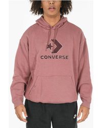 Converse - Loose Fit Embossed Logo Go-To Hoodie - Lyst