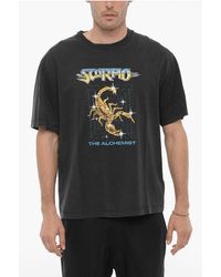 Neil Barrett - Printed Scorpio The Alchemist Crew-Neck T-Shirt - Lyst