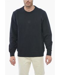 C.P. Company - The Metropolis Series Crew Neck Sweatshirt With Nylon Pocket - Lyst