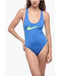 Nike - Swim Solid Color One-Piece Swimsuit With Crossed Straps - Lyst