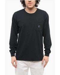 Needles - Long Sleeved Crewneck T-Shirt With Breast Pocket - Lyst