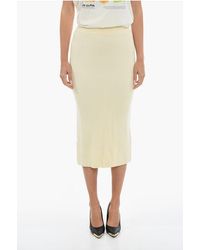 Samsøe & Samsøe - Knitted Joanne Sheath Maxi Skirt With Slit On The Back - Lyst