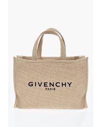Givenchy - Cotton And Nylon Tote Bag With Embroidery Logo - Lyst