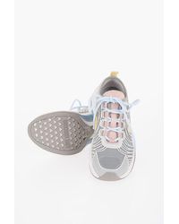 Moschino - Love Mesh Sprint50 Low-Top Sneakers With Contrast Detail - Lyst