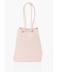 Jil Sander - Leather Shopping Bag With Adjustable Handles - Lyst