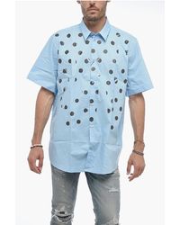 Raf Simons - Short Sleeve Polka Dots Classic Collar Shirt - Lyst