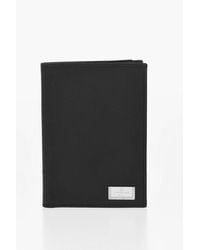 Corneliani - Saffiano Leather Wallet With-Tone Logo Plaque - Lyst