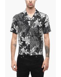 Palm Angels - Floral Printed Short-Sleeved Bowling Shirt - Lyst
