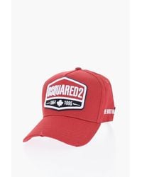 DSquared² - Solid-Color Baseball Cap With Raised Logo - Lyst
