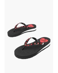 Moschino - Love Pvc Flip Flop Eva30 With Heart - Lyst