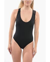 Nike - Swim One Piece Swimsuit With Perforated Details - Lyst