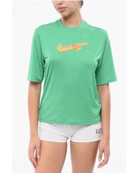 Nike - Swim Solid Color Dri-Fit Crew-Neck T-Shirt With Printed Logo - Lyst