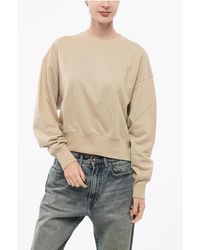 Y-3 - Monochrome Cotton Sweatshirt With Crew Neck - Lyst