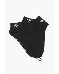 Converse - Logo Embroidered 3 Socks Set - Lyst
