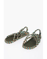 Nomadic State Of Mind - Two Tone Rope Slingback Sandals - Lyst