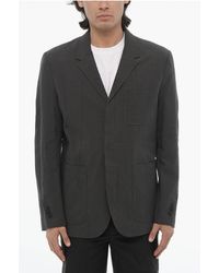 Neil Barrett - Side Vents Notch Lapel Slim Fit 3-Button Blazer - Lyst