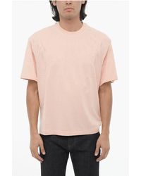 Neil Barrett - Slim Fit Fairisle Thunderbolt Crew-Neck T-Shirt With Top - Lyst